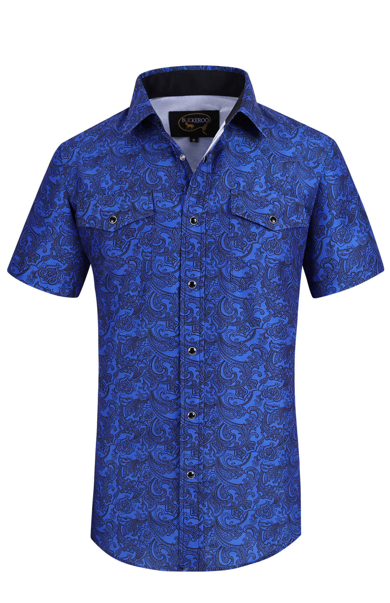 Blue Fire Paisley Corduroy Shirt