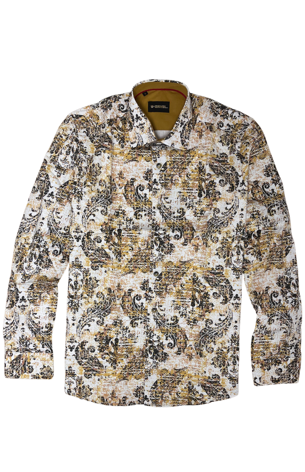 men's long sleeve animal print shirt at  Men's Clothing store